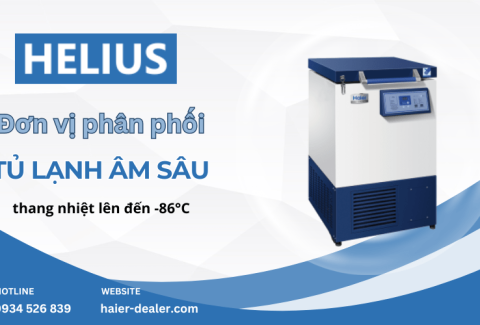 Helius - Đơn vị phân phối tủ lạnh âm sâu chính hãng, thang nhiệt lên đến -86°C